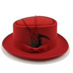 Linegard Retro Feathers Bowler Hat