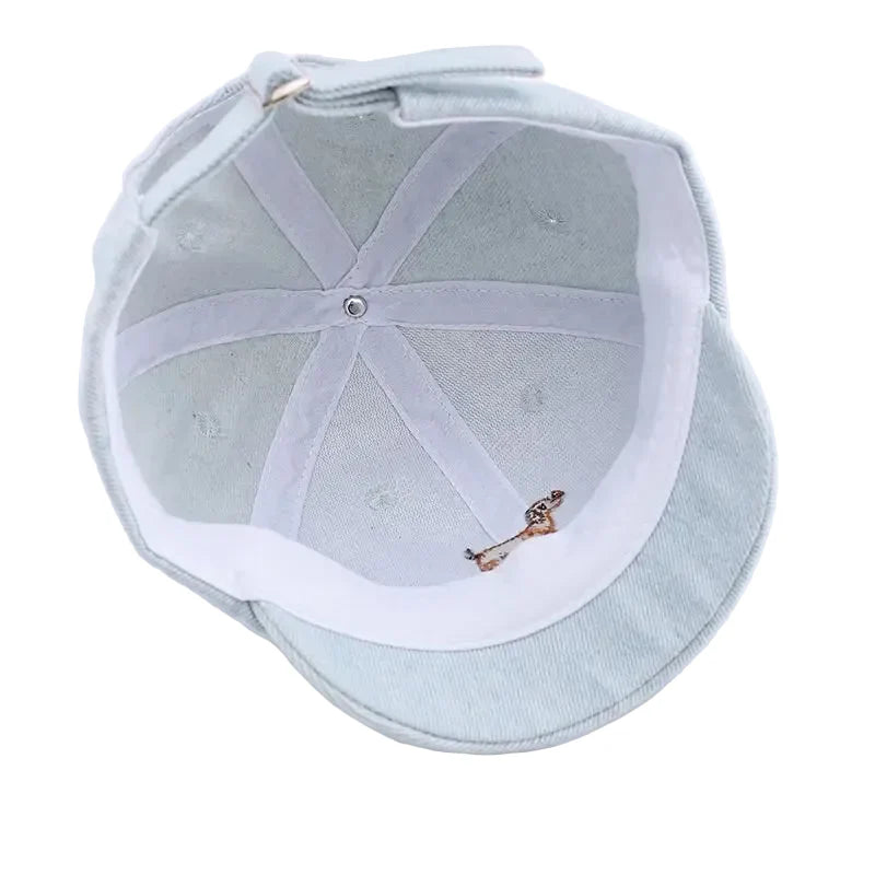 Little Dachshund Kids Short Brim Baseball Cap