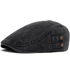 Liverpool Double Botton Washed Cotton Flat Cap
