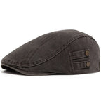Liverpool Double Botton Washed Cotton Flat Cap