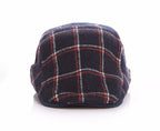 Liverpool Kids Plaid Wool Duckbill Flat Cap