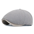 Liverpool Striped 6-Panels Newsboy Cap