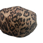 Livingston Leopard Print Flat Cap