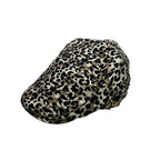 Livingston Leopard Print Flat Cap