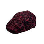 Livingston Leopard Print Flat Cap