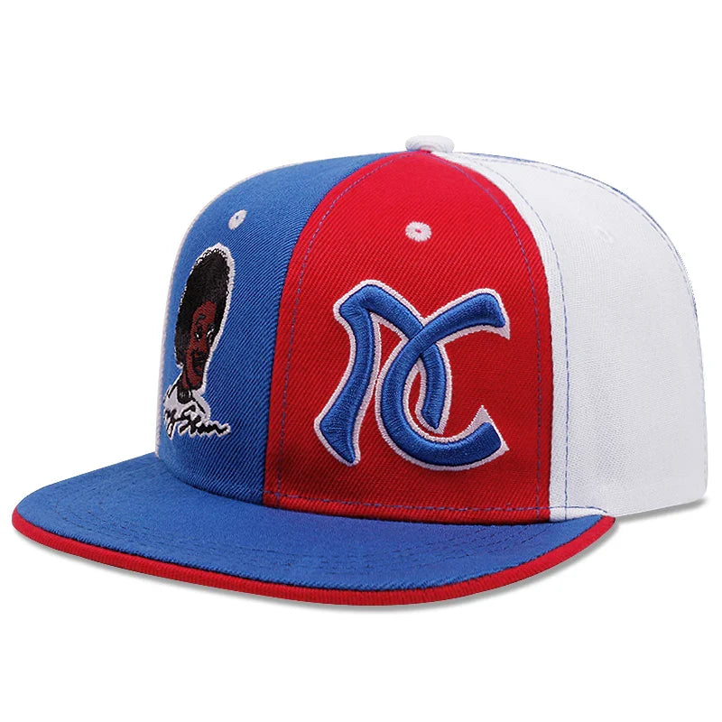 Long Stan AC Embroidered Snapback Cap