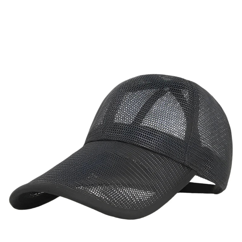Long Visor Trucker Baseball Cap