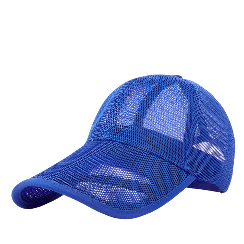 Long Visor Trucker Baseball Cap