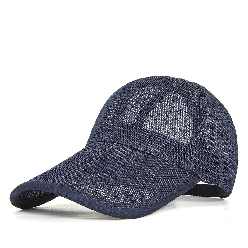 Long Visor Trucker Baseball Cap