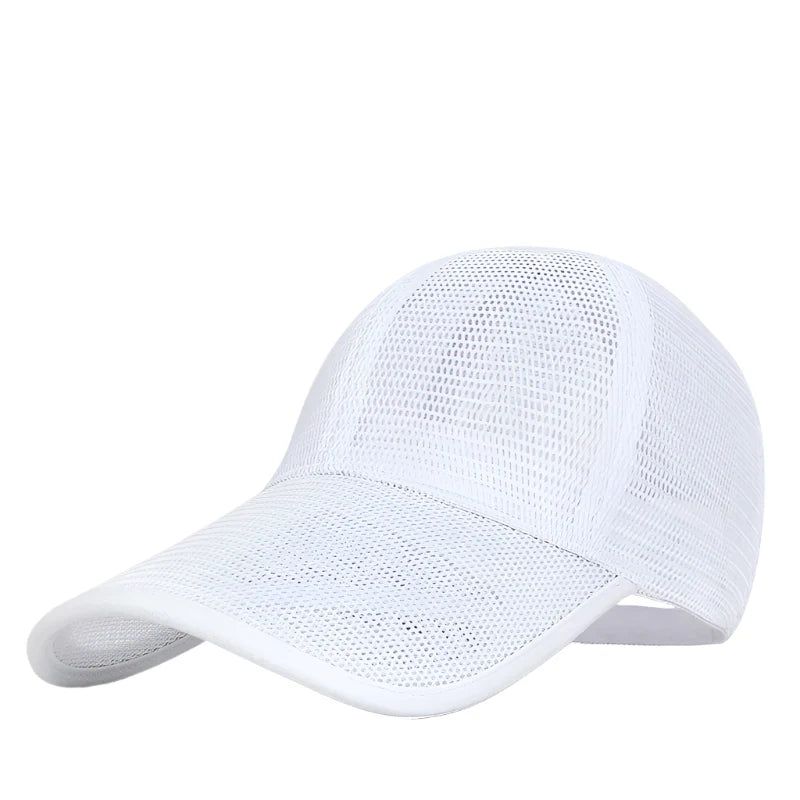 Long Visor Trucker Baseball Cap