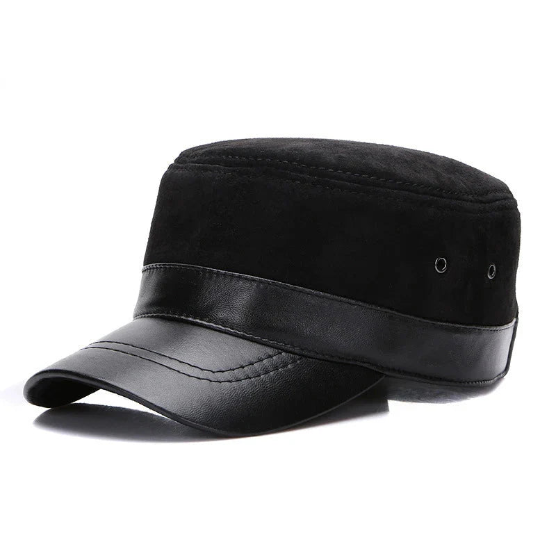 Longford Genuine Leather Army Cap