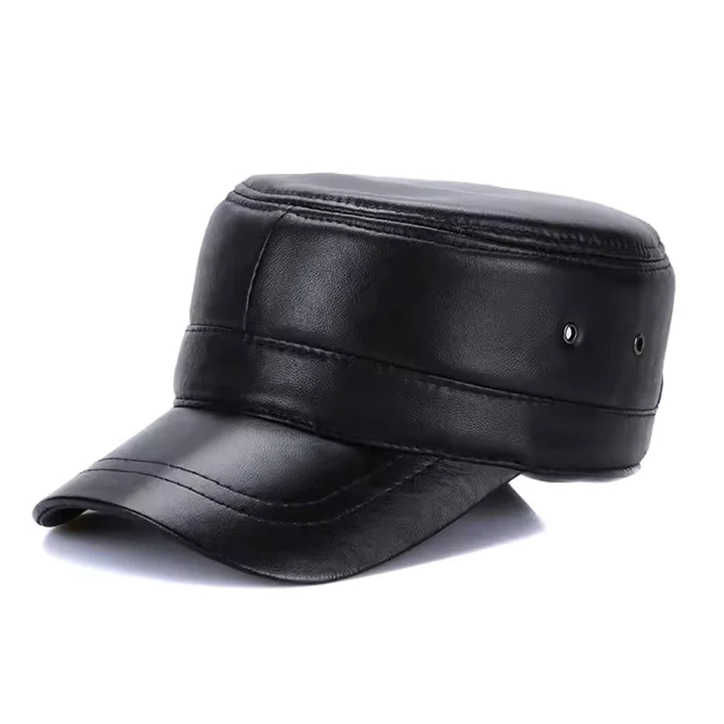 Longford Genuine Leather Army Cap