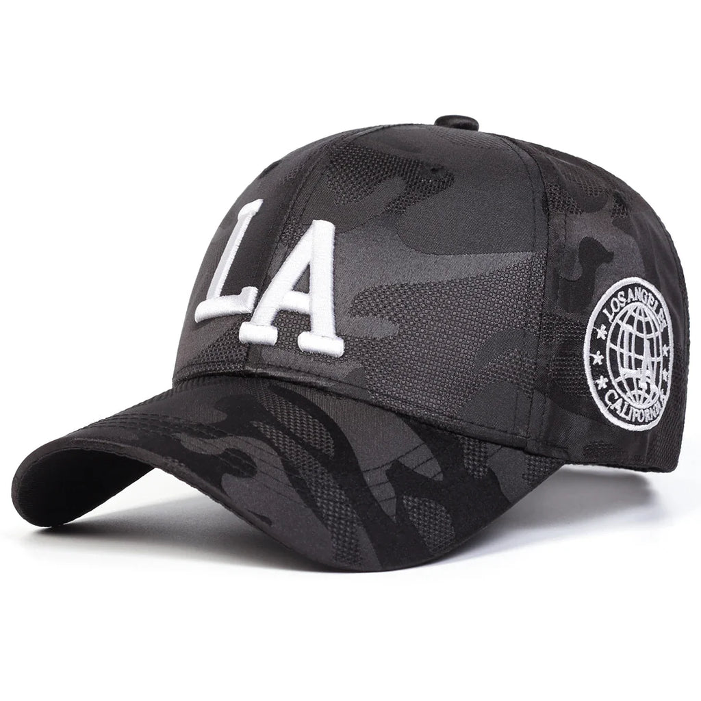 Los Angeles LA Camouflage Baseball Cap