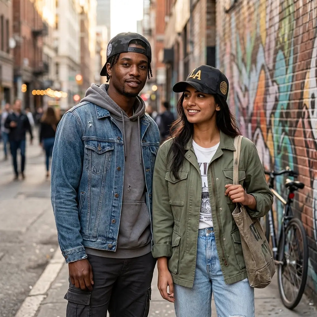 Los Angeles LA Camouflage Baseball Cap