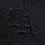 Los Angeles LA Mesh Black Trucker Cap