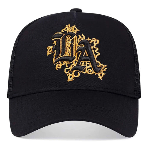Black Trucker Cap