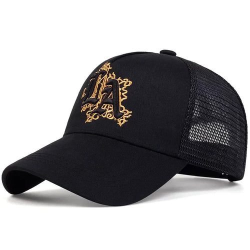 Black Trucker Cap
