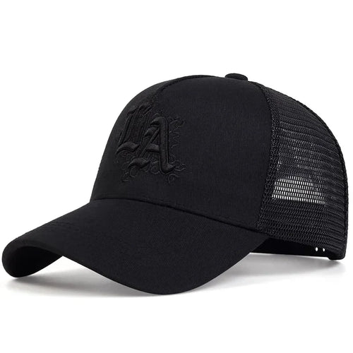 Black Trucker Cap