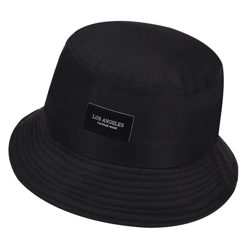 Los Angeles Vintage Black Bucket Hat