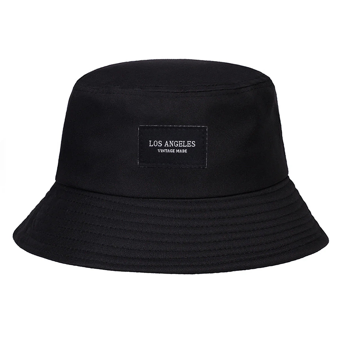 Los Angeles Vintage Black Bucket Hat