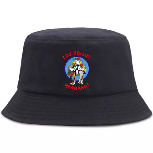 Black Bucket Hat Lightweight Cotton Blend