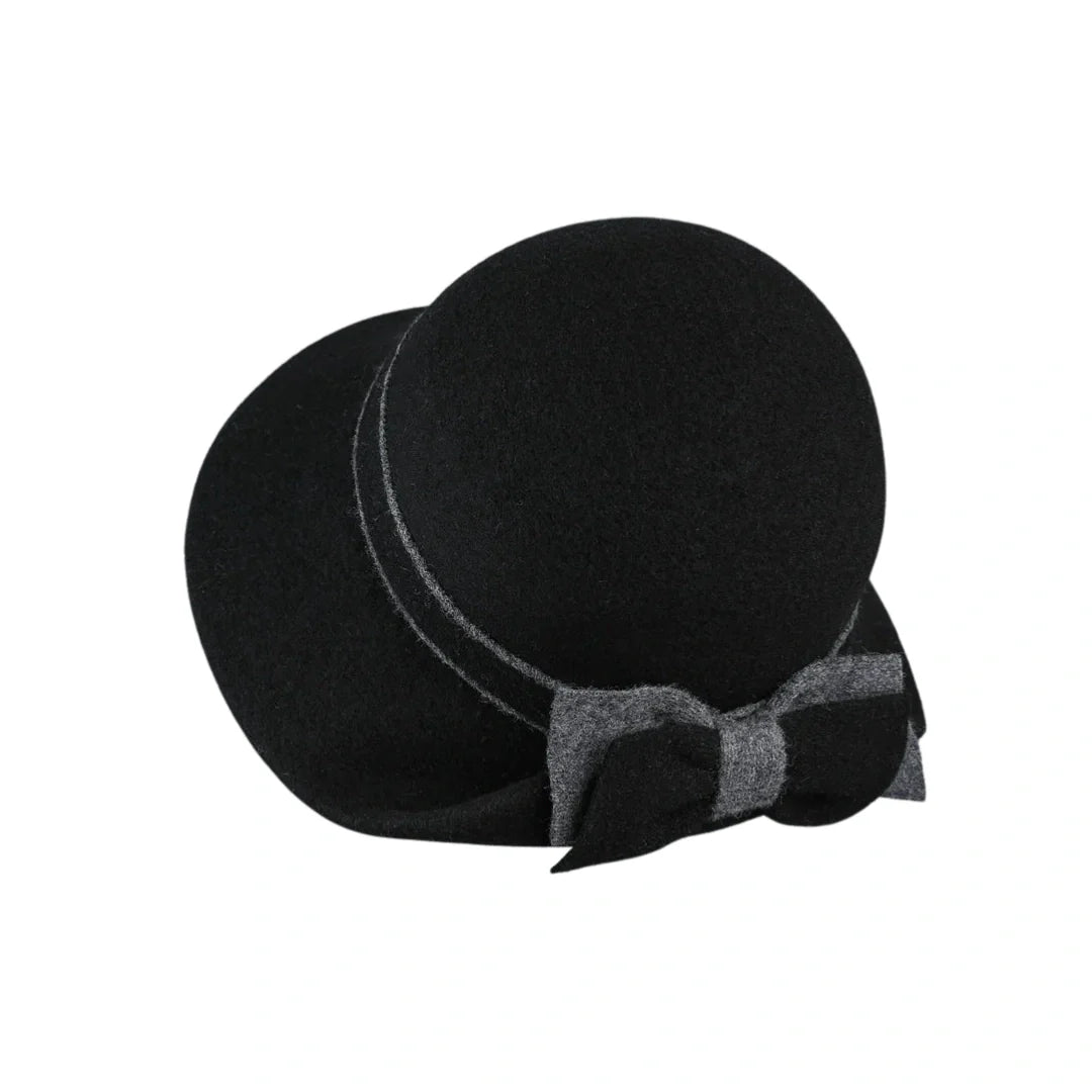 Louise Women Winter Wool Bowknot Cloche Hat