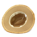 Madeira Summer Straw Fedora Hat