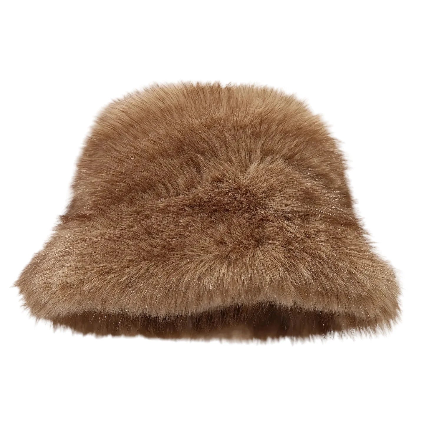 Madison Winter Plain Fur Bucket Hat