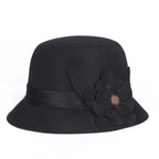 Madison Women Floral Linen Cloche Bucket Hat