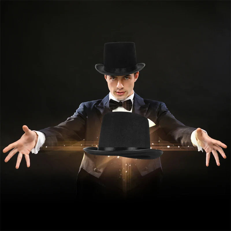 Magician Halloween Felt Top Hat