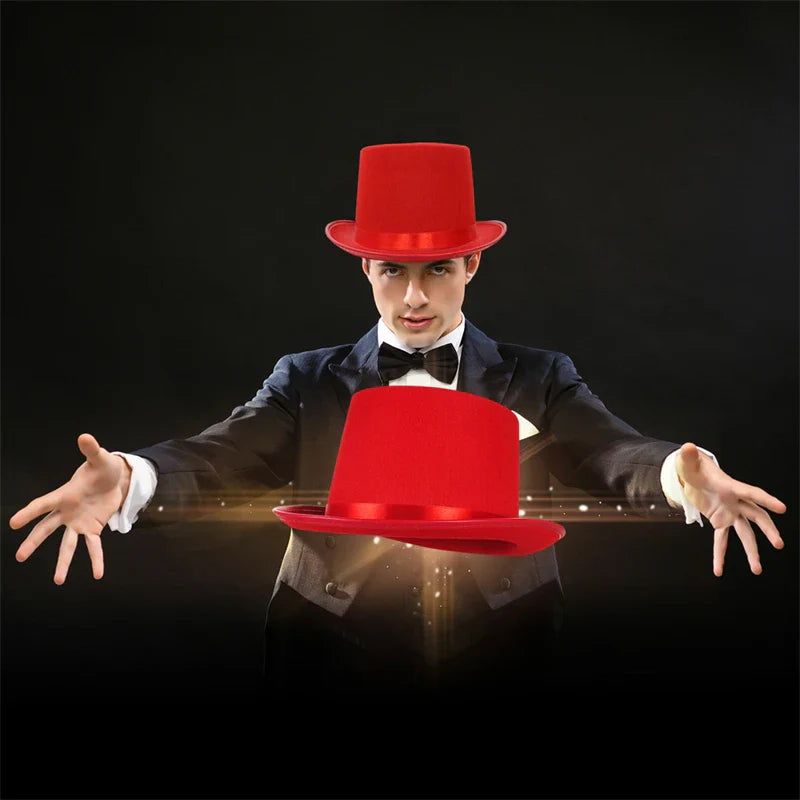 Magician Halloween Felt Top Hat