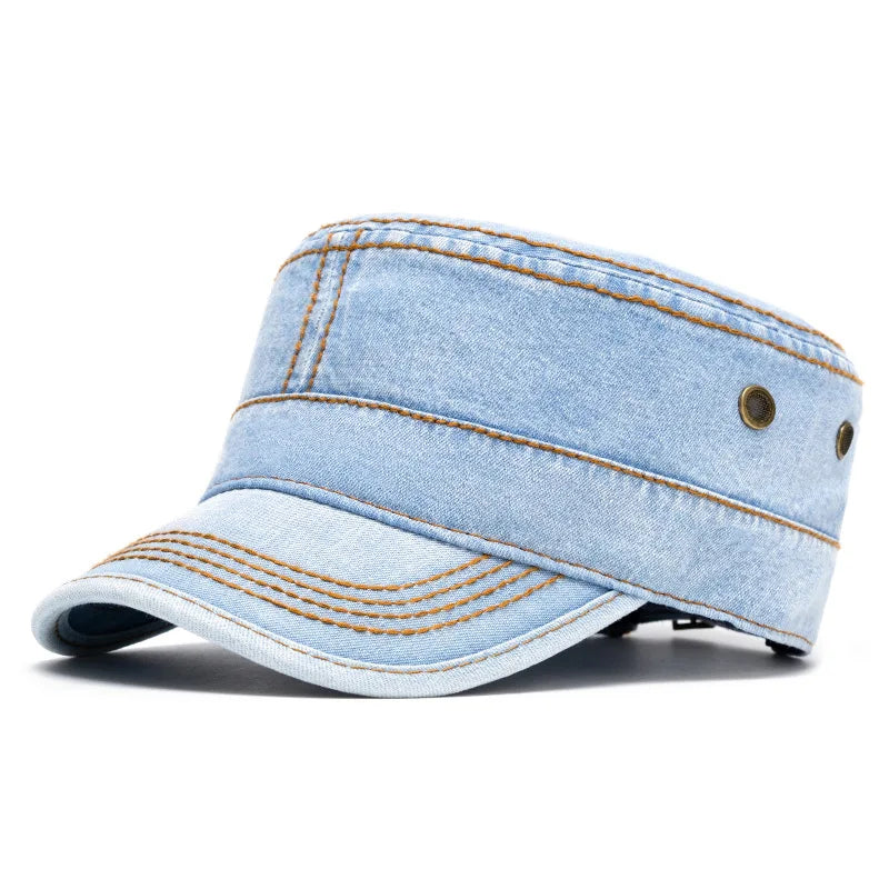 Maine Vintage Denim Army Cap