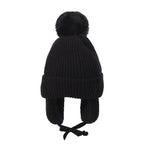 Malcom Kids Winter Wool Knitted Pom-Pom Beanie
