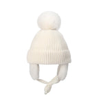 Malcom Kids Winter Wool Knitted Pom-Pom Beanie