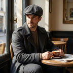 Malham Vintage Denim 8-Panels Newsboy Cap