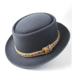 Manaos Plain Wool Porkpie Hat
