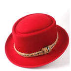 Manaos Plain Wool Porkpie Hat