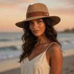 Maracaibo Summer Straw Fedora Hat