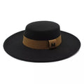 Black Vintage Boater Hat – classic vintage straw hat