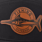 Marlin Fishing 7 Panels Trucker Cap