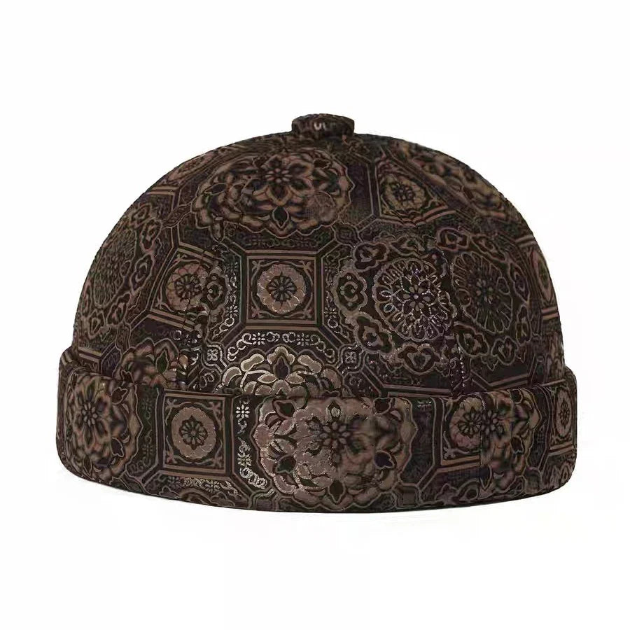 Marrakesh Genuine Leather Docker Cap