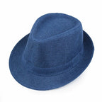Marseille Summer Linen Trilby Hat
