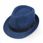 Marseille Summer Linen Trilby Hat