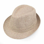 Marseille Summer Linen Trilby Hat