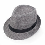 Marseille Summer Linen Trilby Hat