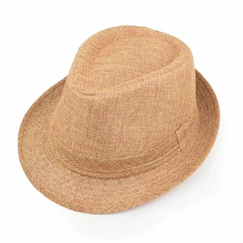Marseille Summer Linen Trilby Hat