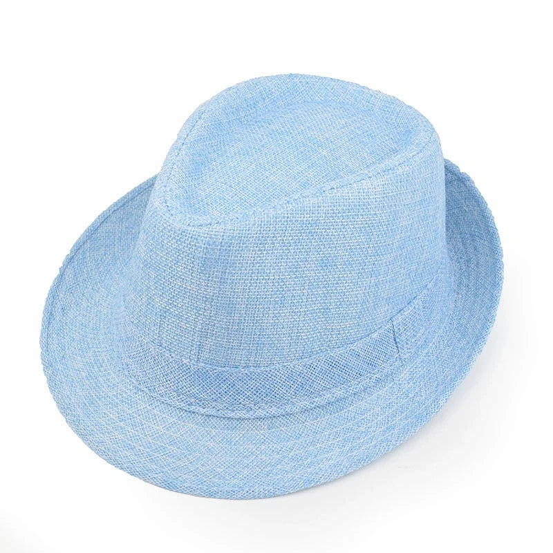 Marseille Summer Linen Trilby Hat