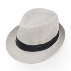 Marseille Summer Linen Trilby Hat