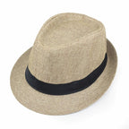 Marseille Summer Linen Trilby Hat