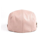 Marseille Genuine Leather Flat Cap